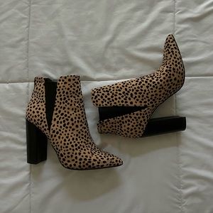 Leopard booties. BRAND NEW. Sizes 5.2-9,10.